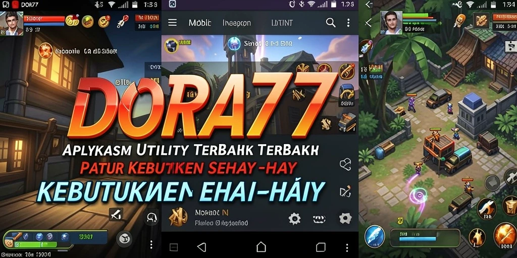 Tampilan antarmuka DORA77 yang sederhana dan intuitif.