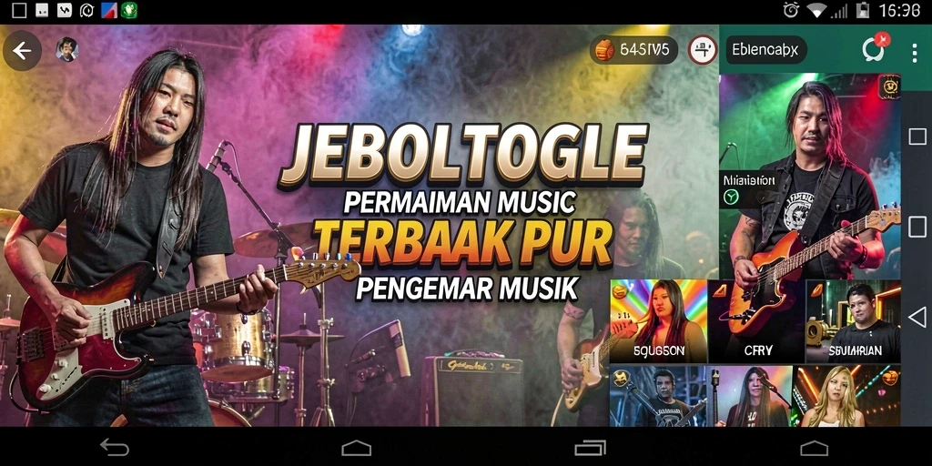 Tampilan menarik dari gameplay JEBOLTOGEL dengan berbagai pilihan lagu.