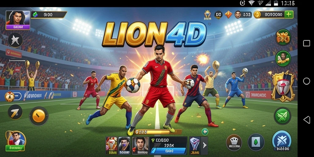 Tampilan gameplay LION4D yang mengasyikkan dan penuh aksi olahraga.