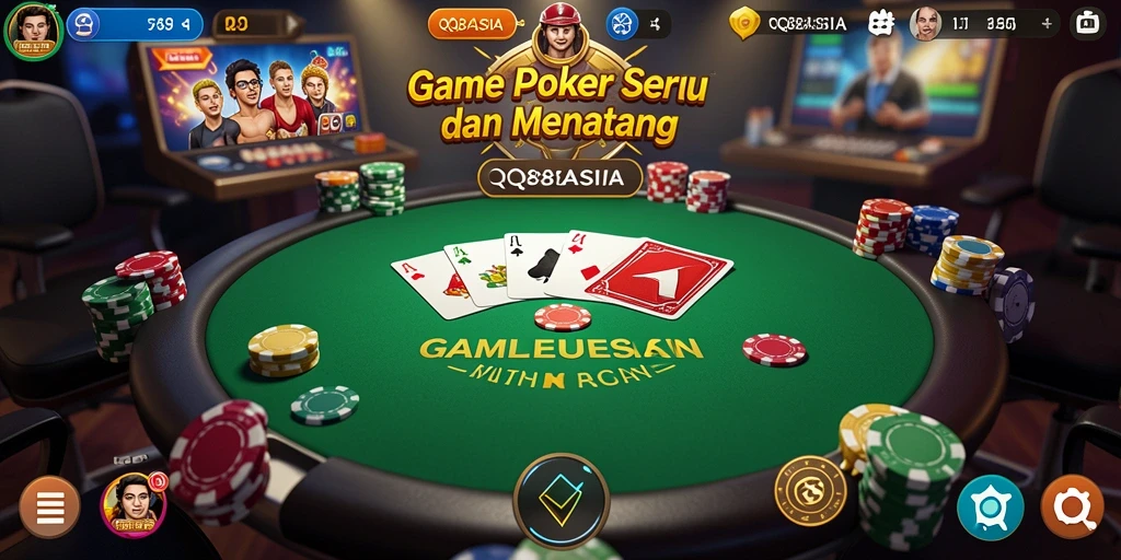 Gameplay menarik dari QQ88ASIA untuk poker yang seru.