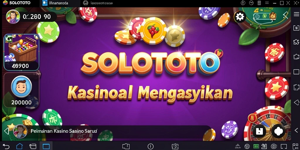 Screenshot gameplay SOLOTOTO dengan grafis menawan dan fitur menarik.