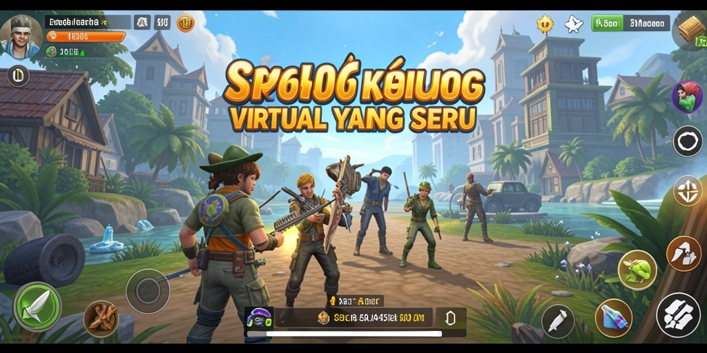 Tampilan gameplay SR6666 yang menunjukkan aktivitas simulasi kehidupan.